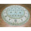 11'10"x11'10" Blue Shah Abbas Vines Design Hand Knotted Wool Round Rug 0CE3BB3247D041DB97C1BC20CF071537
