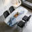 Rectangular marble tabletop Dining Table-1039026473