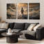 3 Piece Wrapped Canvas Print-175472614