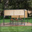 9,5 x 9,5 pi WESTRAY ACIER Gazebo