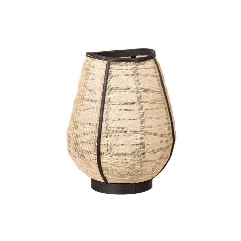 Wood Floor Lantern, 45cm H x 37cm W x 37cm D