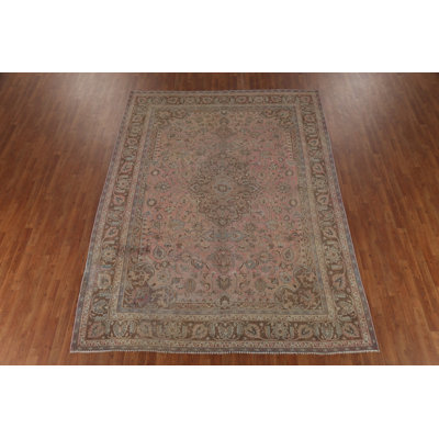 Tapis traditionnel rose 8 x 11