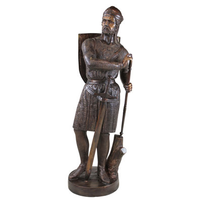 Battle Ready, Medieval Soldier Garden Statue