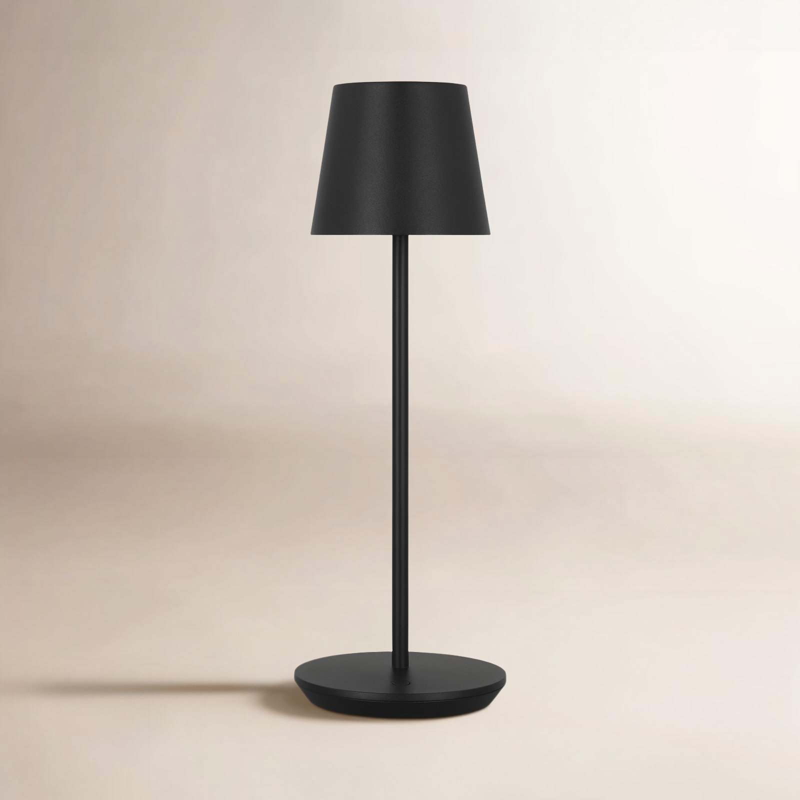 Nevis Accent Rechargeable Table Lamp, Black