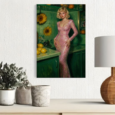 Affiche d'art mural sur toile encadrée 1pc