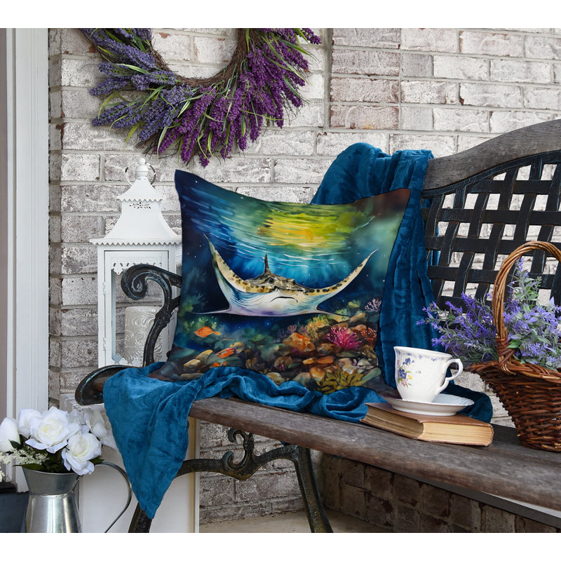 Coussin décoratif intérieur / extérieur Nautical, H 18 po x l 18 po