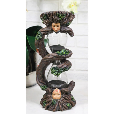 Forest Spirit Tree Lady Greenwoman Ent Gaia Spiraling Branch Sandtimer Figurine