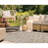 Glendalys Geometric Machine Woven Polypropylene Indoor / Outdoor Area Rug in Brown/Sand/Beige-693544464