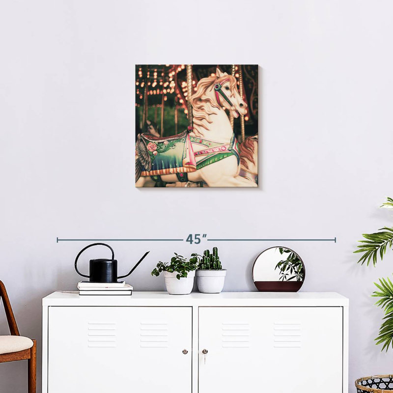 Kerner Carnival Carousel, 20" H x 20" W
