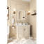 36" Rectangular Single Bathroom Vanity Top in White with Sink Faucet Hole/Backsplash/Overflow (Top Only)