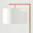Montage Modern 60" Rose Gold LED Floor Lamp with White Fabric Drum Shade, Bulb Included-1044660239-1038233513