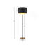 Lampe sur pied en métal