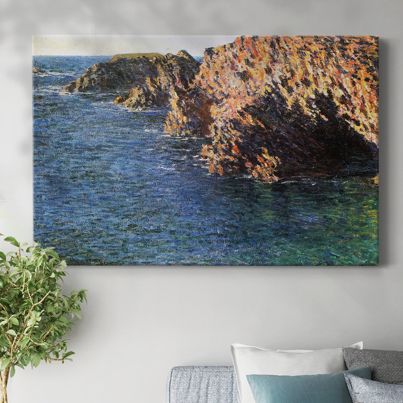 Toile tendue The Grotto of Port-Gallery, H 12 po x l 18 po