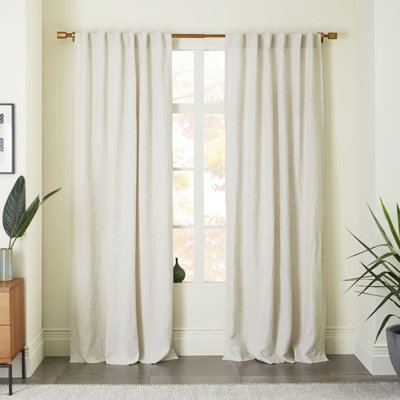 Rideau simple en coton Holmgren
