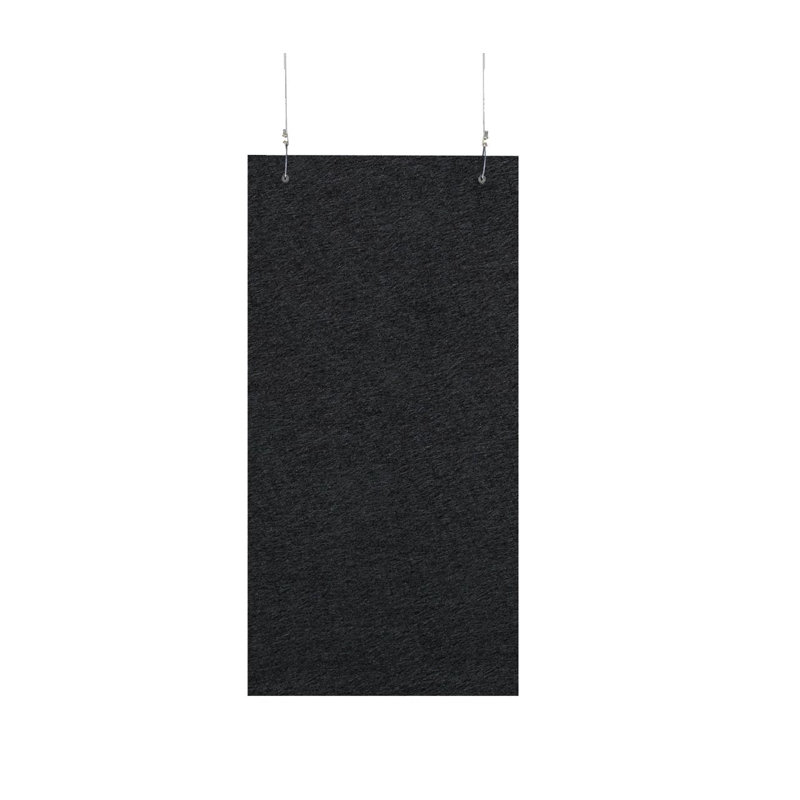 Baffles suspendus Soundsorb, 24"H x 12"L, Noir