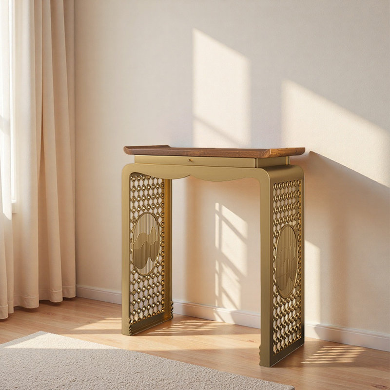 New Chinese Style Entrance Console, 42.5" H x 26.8" W x 18.9" D