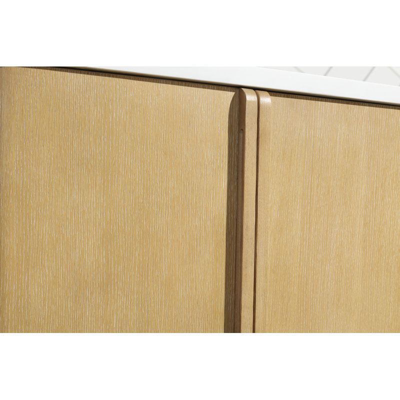 Meuble-lavabo simple 30 po avec plateau en quartz Bueche