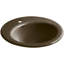 Radiant Metal Circular Drop-In Bathroom Sink with Overflow-199472093-229580902