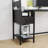 Computer Desk With Power Outlet & Storage Shelves-802430848