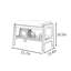 Banc de rangement pour chaussures 21,7 po-109925876