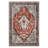 Watte Boho Tribal Area Rug Bedroom Rug Soft Dining Room Mat, Turkish Non Slip Machine Washable Living Room Carpet