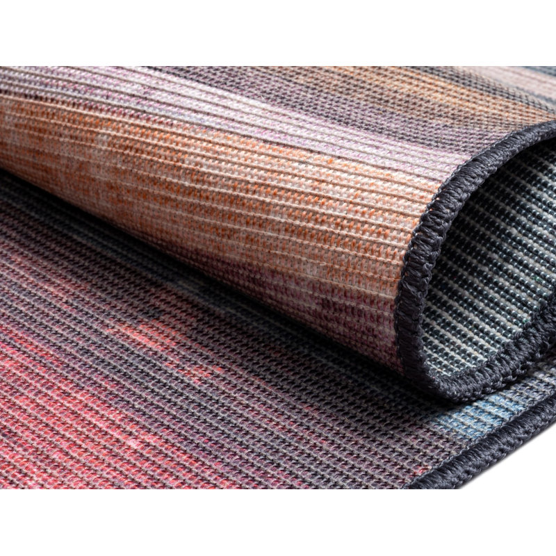 Abbigayle Rectangle 160 cm x 230 cm Striped Indoor / Outdoor Area Rug
