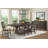 Costel Slat Back Side Chair with Cushion Seat, Brushed Charcoal