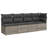 Vidaxl Garden Sofa Set Grey, Dark Grey