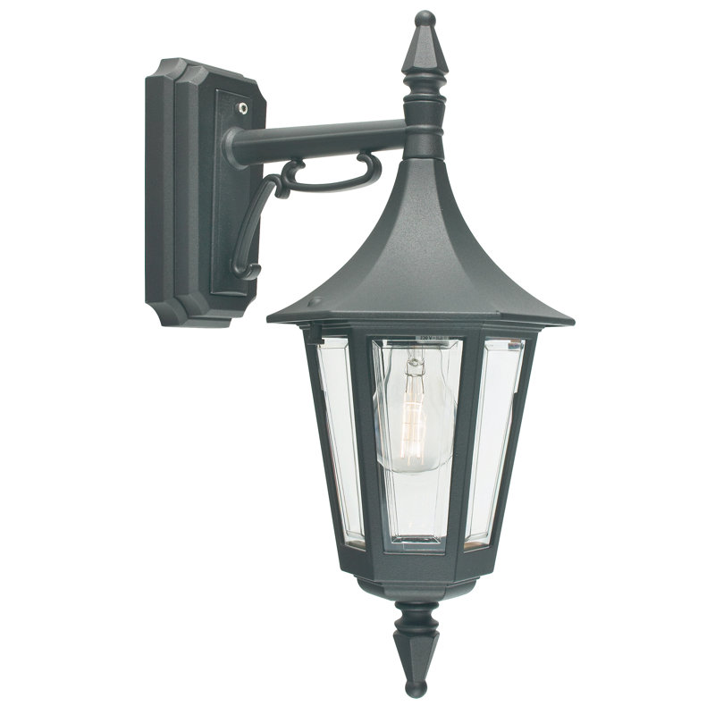 Whishaw Outdoor Wall Lantern, Black