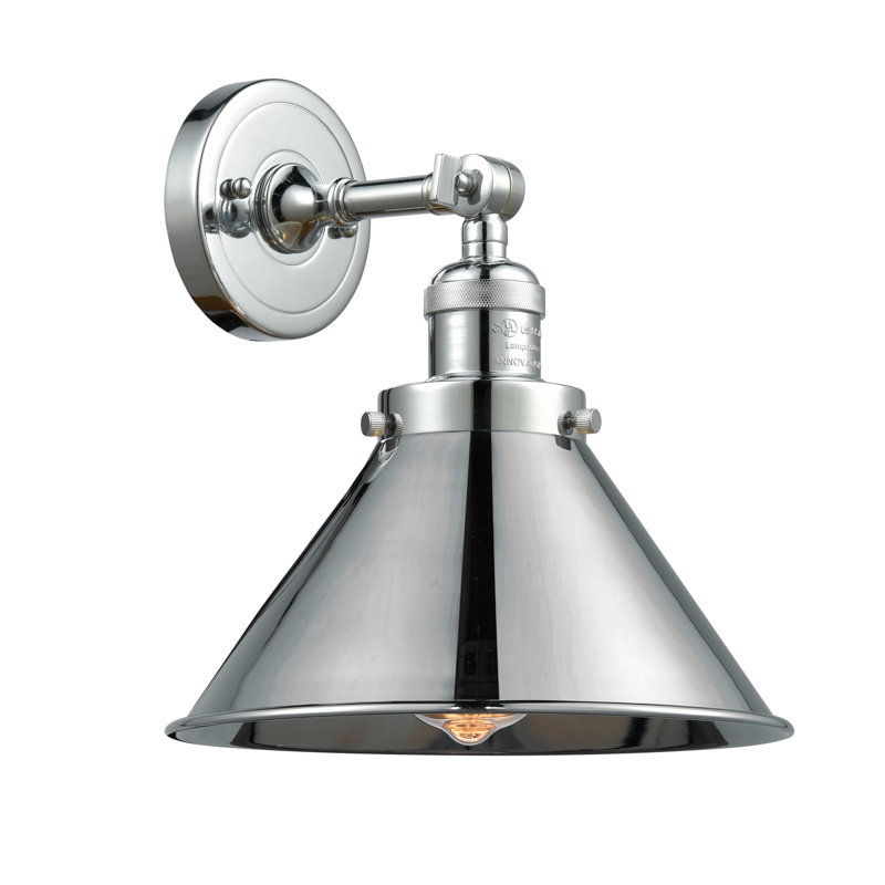 Paylor Semi Flush Mount, No Bulb Included, Polished Chrome