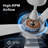 52" 5-Blade Smart Ceiling Fan with Light, WiFi/APP/Voice/Remote, 6 Speed High Airflow Low Noise DC Motor Reversible Airflow-799656594-799656593