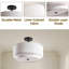 Luminaire suspendu moderne recouvert de tissu 16 pouces-485085539