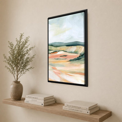«Vermillion Landscape III» par Katrina Pete - impression sur toile