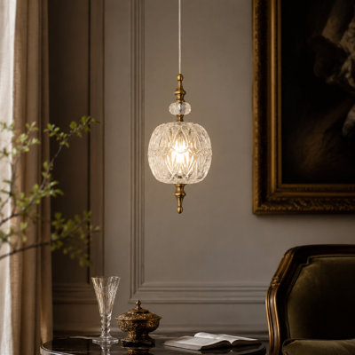 Luminaire suspendu décoratif en verre 59 * 4,9 Antique Delicate