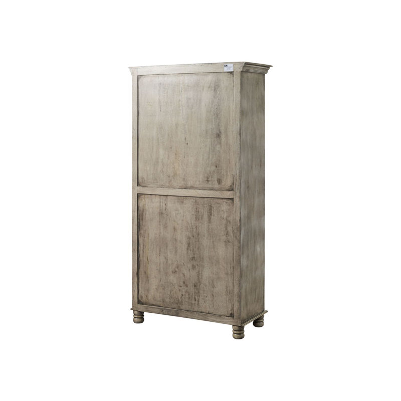 4 Door Solid Wood Wardrobe