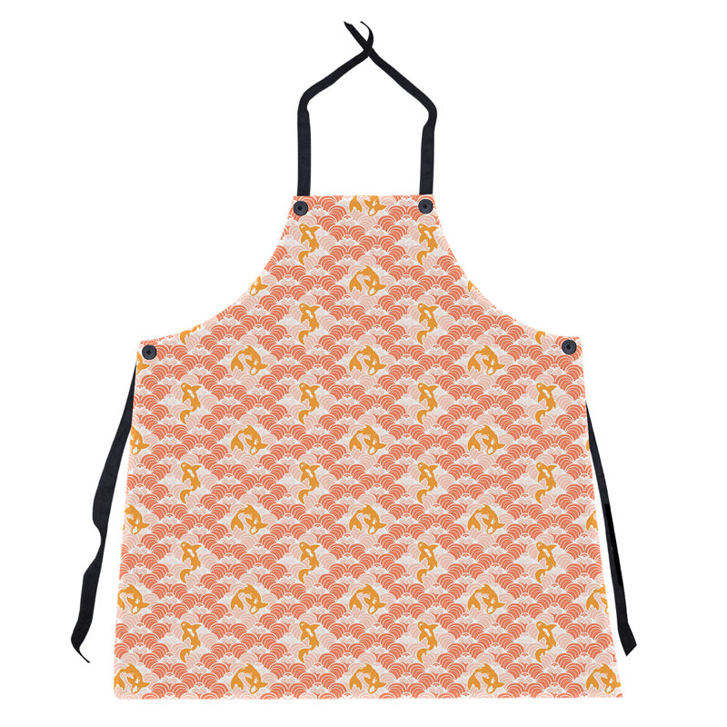 Bib Apron, Orange