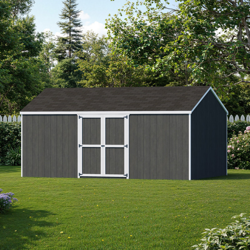 Value Gable Shed With Side Entry, 106.5'' H x 144'' W x 216'' D, No