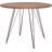 Williams Walnut Round Metal Base Dining Table-14968224-20692270-35832321