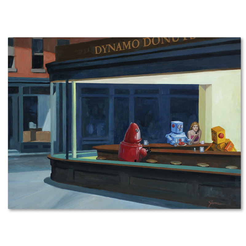 Eric Joyner 'Robohawks' Gallery-Wrapped Canvas Art