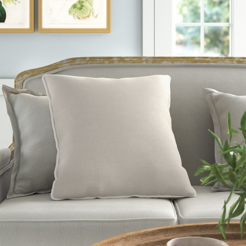 Lightle Linen Reversible Throw Pillow, Pillow Cover Only - No Insert, Violet, 20" x 20"