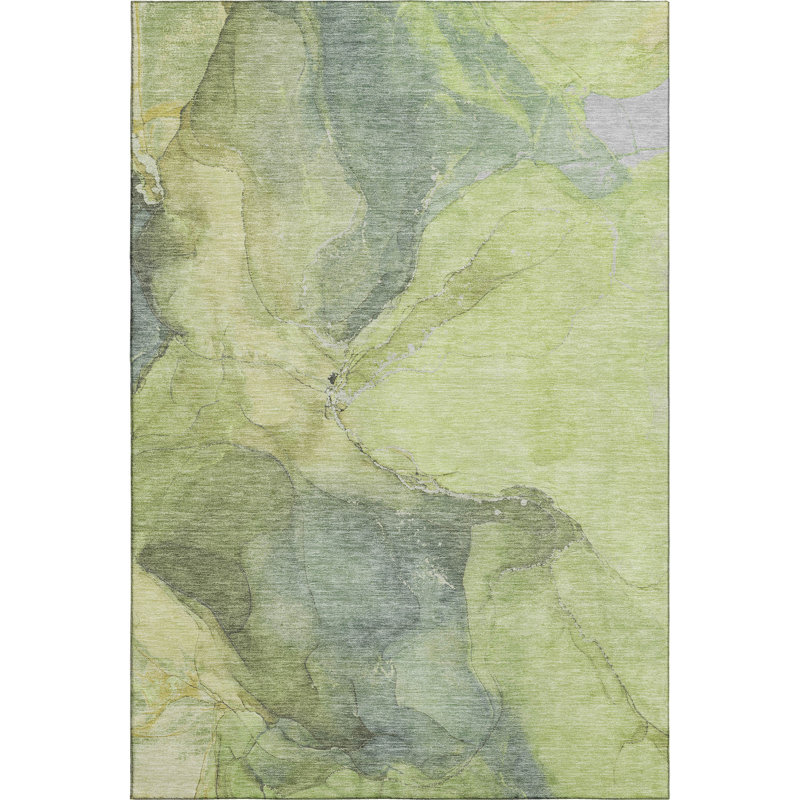 Premium Machine Washable Verlin AMF1781 Contemporary Rug, Rectangle 5' x 7'6"