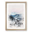 Pink Sky over the Mountains in Italy - Picture Frame Painting Print-56859193-56859194