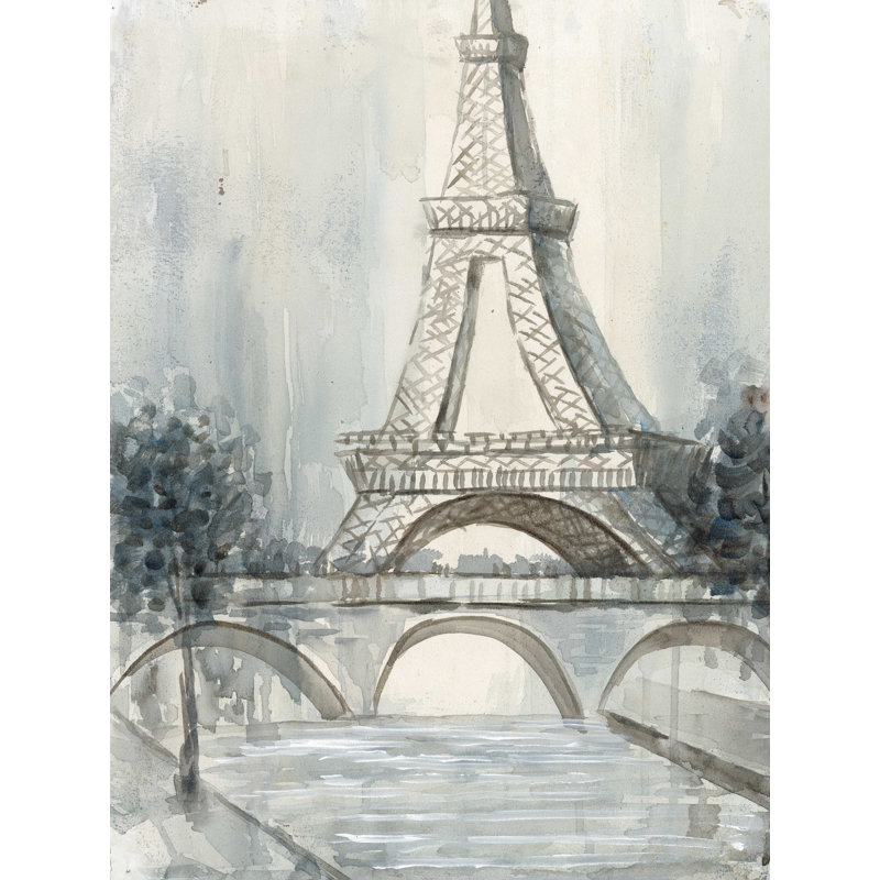 La Tour Eiffel - reproduction sur toile tendue, L 12 po x H 16 po