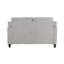 Causeuse 2 places en taupe Horatio-121885039-121885032