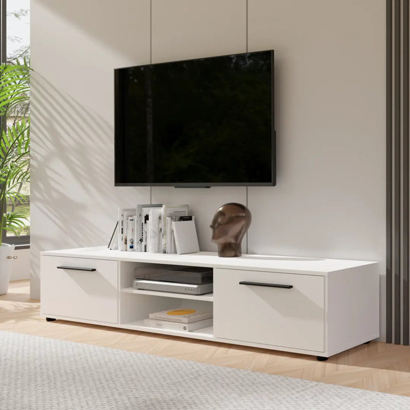 Sunde TV Stand for TVs up to 70", White