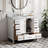 Cambridge 43'' Single Bathroom Vanity with Carrara Marble Top-1484249747