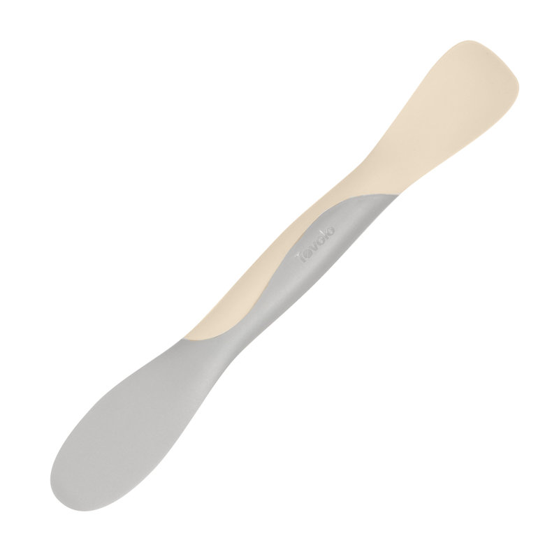 Tovolo Large Scoop And Spread - Oatmeal & Oyster Gray, 12.5", Cream/Gray
