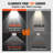 LED Wall Pack Lights 100W 240 - Head LED Hardwired Outdoor Security Wall Pack
