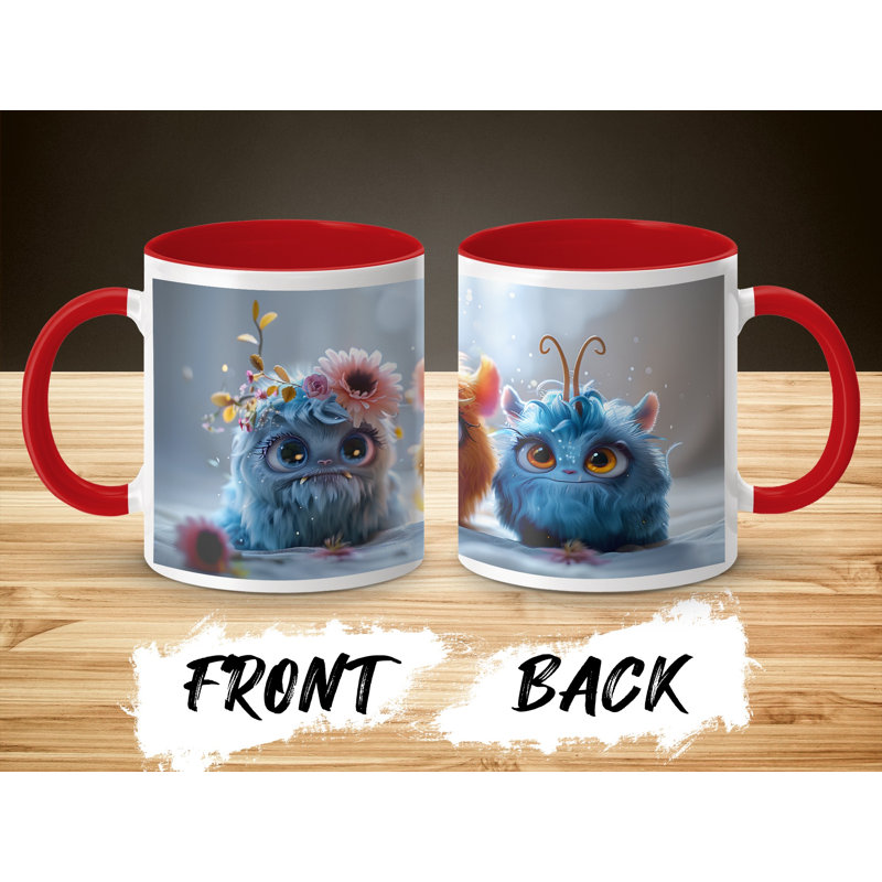 Ceramic Coffee Mug, Red