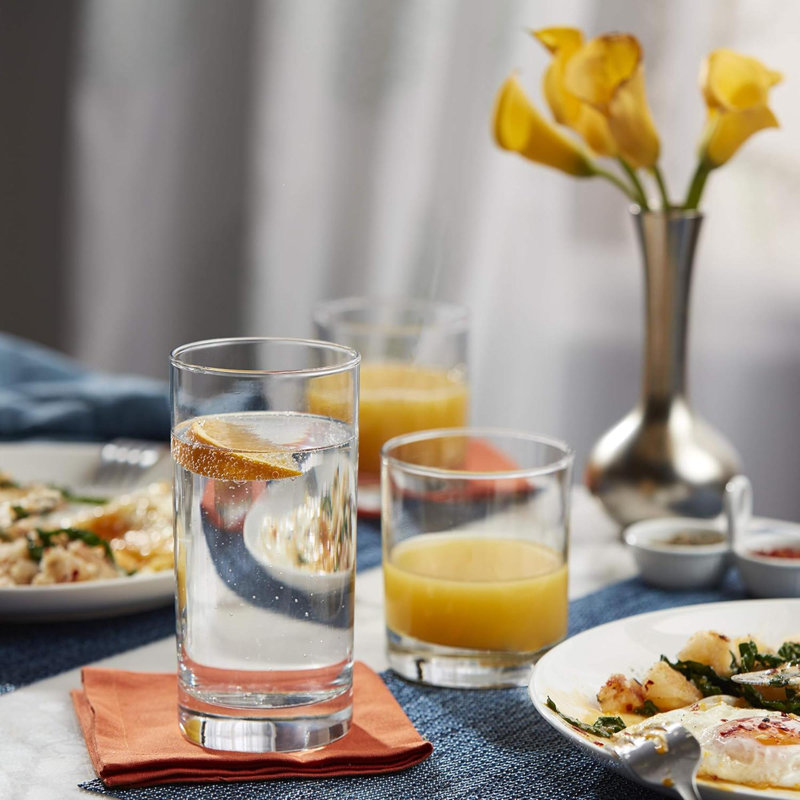 Libbey Province Clear Glass 24-Piece Tumbler and Rocks Set